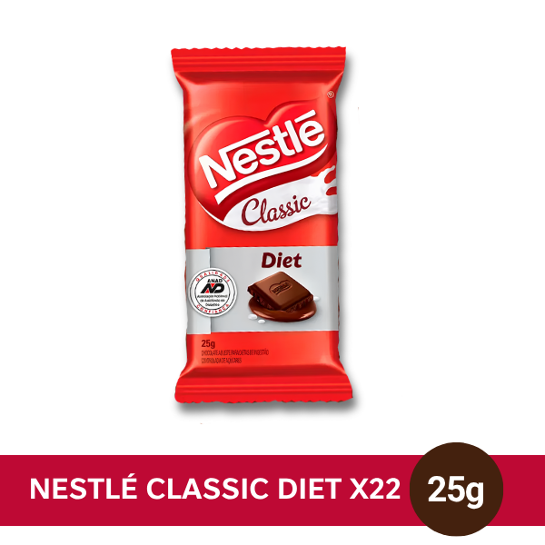 Nestlé Chocolate Classic Diet 22x25gr