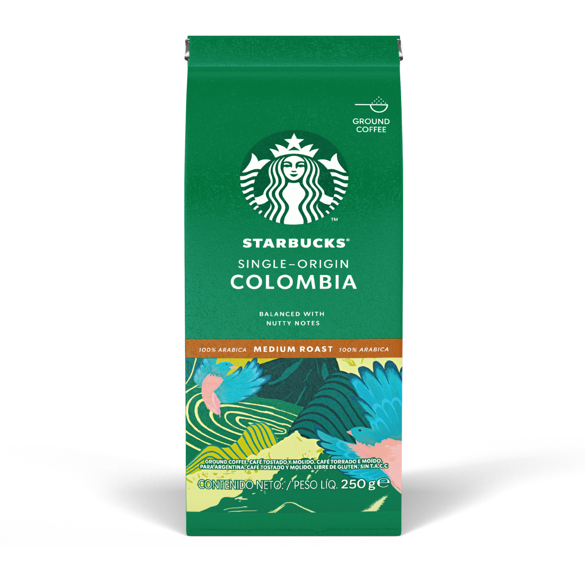 Starbucks Medium Colombia R&G 250g UY