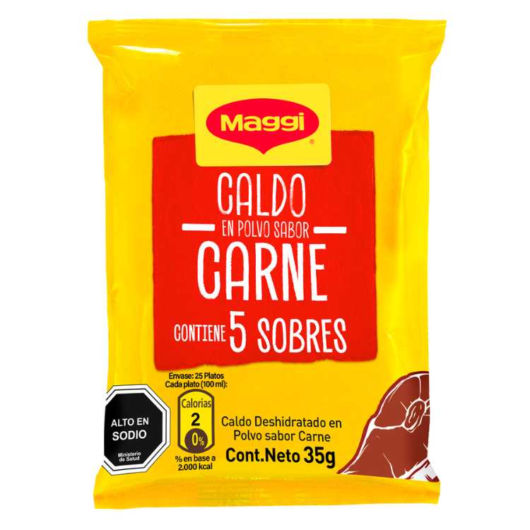 MAGGI Caldo en Polvo Carne 2(15x35g)CL