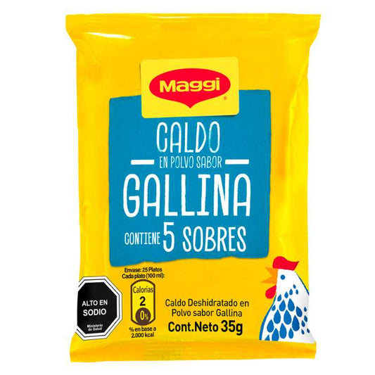MAGGI Caldo en Polvo Gallina 2(15x35g)CL