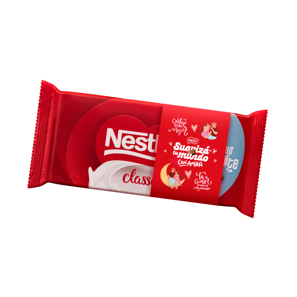 NESTLÉ Classic Ao leite - Con faja decorativa