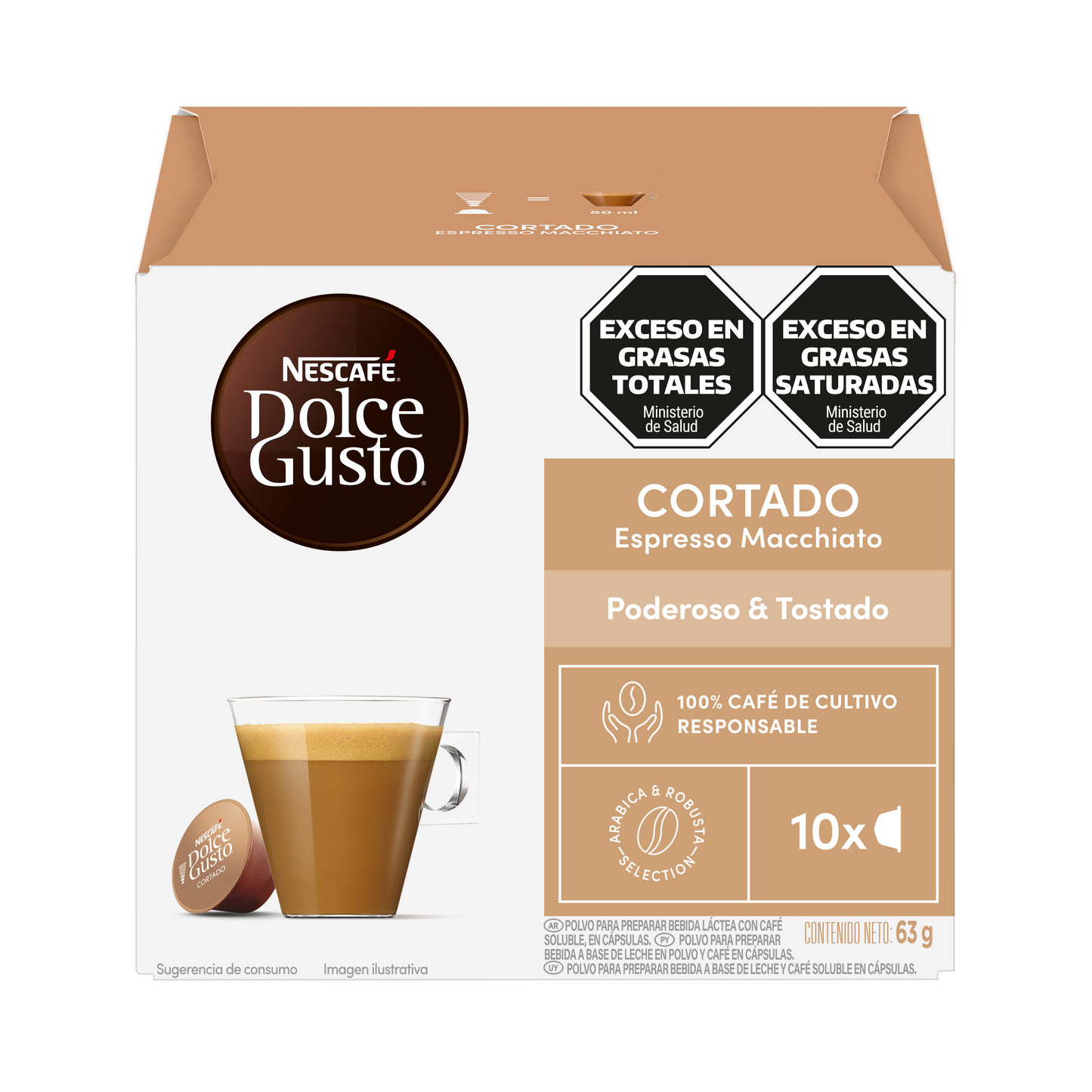 Nescafé Dolce Gusto Cortado Espresso Macchiato 10Caps