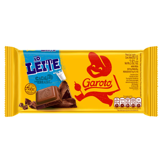 Tableta de Chocolate con Leche GAROTO x 80g