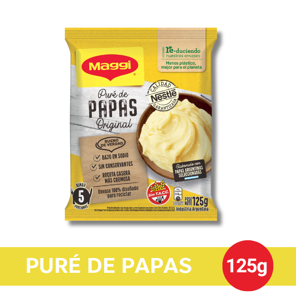 MAGGI Puré de Papas Cremoso 125gr