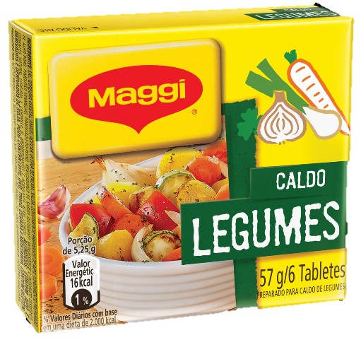 MAGGI Caldo de Verdura(Legumes) 15(10x57g) BR