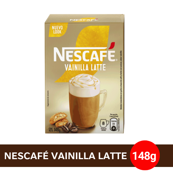 NESCAFE Mixes Vainilla Latte (8x18,5g)