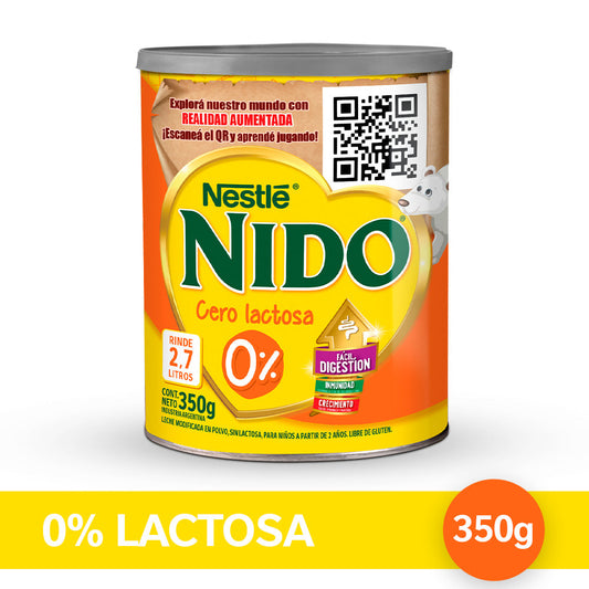 Nido 0% lactosa realidad aumentada 350g