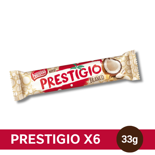 PRESTIGIO Chocolate Blanco  6x33gr