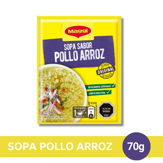 MAGGI Sopa Pollo/Arroz Sobre 70g