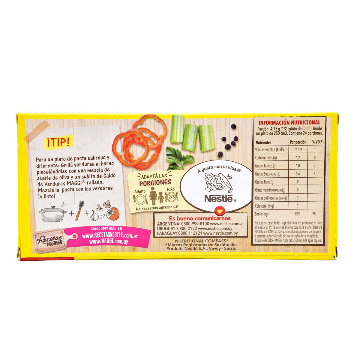 Caldo Verduras 114gr